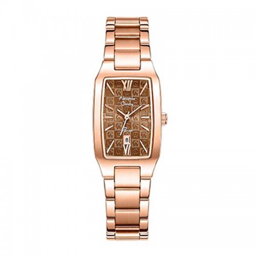 Alexandre Christie AC 2455 Rosegold Brown Motif LDFRGBO1